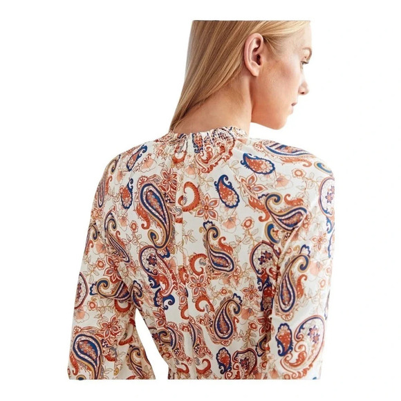 MOTF PREMIUM PAISLEY PRINT SHIRT DRESS - Picture 3 of 13